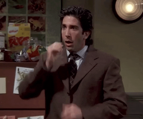 Ross from "Friends" has a disappointed reaction because you're not effectively using branding to your advantage!