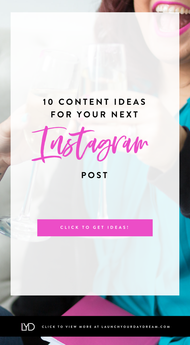 Instagram Post Ideas for Wedding Photographers | Launch Your Daydream