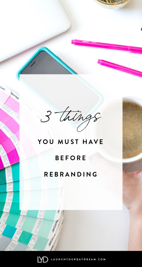 These 3 things you must have before rebranding your photography business